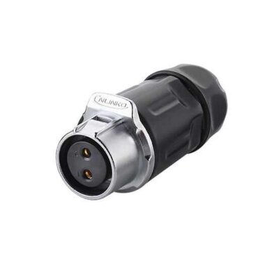 LP-20-J02PP-01-001 2 Pin Su Geçirmez Konnektör - Dişi - 1
