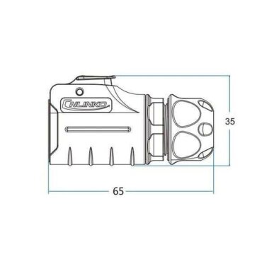 LP-20-J03PE-01-003 3 Pin Su Geçirmez Konnektör - Dişi - 2