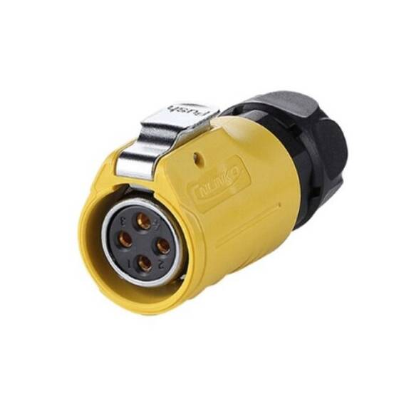 LP-20-J04PE-01-021 4 Pin Su Geçirmez Konnektör - Dişi - 1