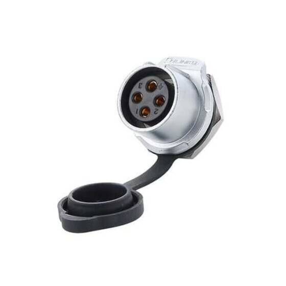 LP-20-J04SX-03-101 4 Pin Su Geçirmez Konnektör - Dişi - 1
