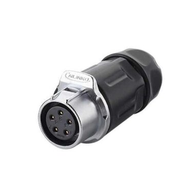 LP-20-J05PP-01-001 5 Pin Su Geçirmez Konnektör - Dişi - 1