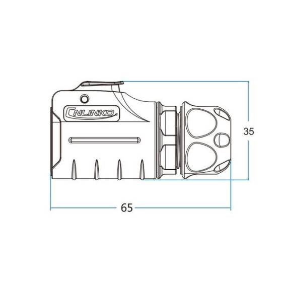 LP-20-J07PE-01-021 7 Pin Su Geçirmez Konnektör - Dişi - 2