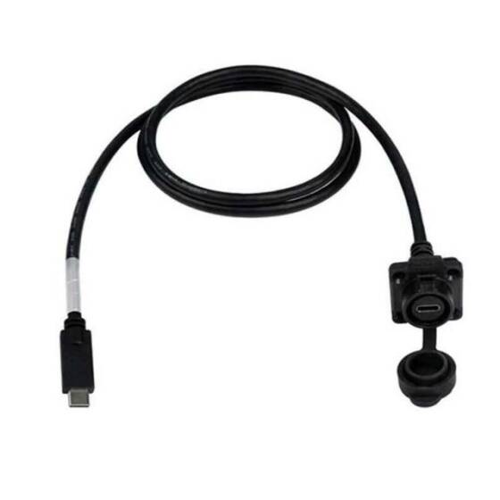 LP16-TYPEC-MP-FS-2M-002 Su Geçirmez Type C 3.1 Dişi Panel Tip Konnektör - 2M Kablo - 1