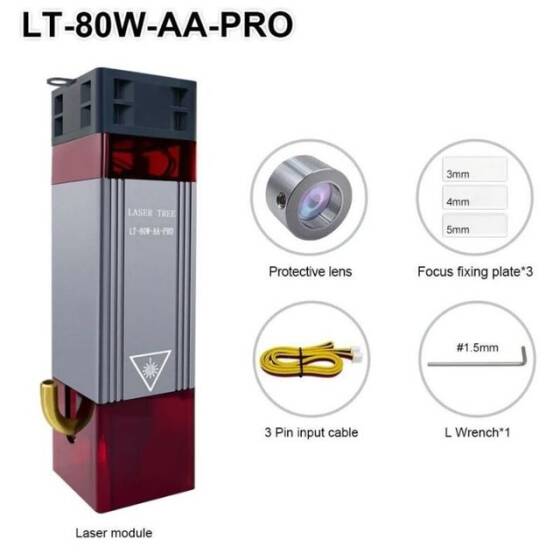 LT-80W 12V TTL Yakıcı CNC Lazer - 1