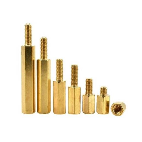 M2.5 18mm Dişi Erkek Distans Aralayıcı (Standoff-Spacer-Yükseltici)-M2.5 18mm Dişi + 4mm Erkek - 3