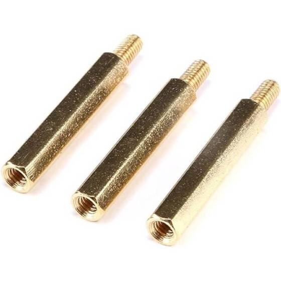 M3 10mm Dişi Erkek Distans Aralayıcı (Standoff-Spacer-Yükseltici)-M3 10mm Dişi + 6mm Erkek - 5