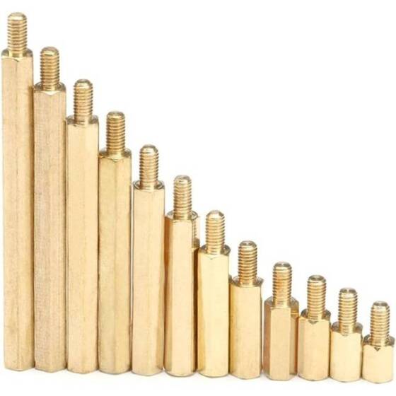 M3 13mm Dişi Erkek Distans Aralayıcı (Standoff-Spacer-Yükseltici)-M3 13mm Dişi + 6mm Erkek - 1