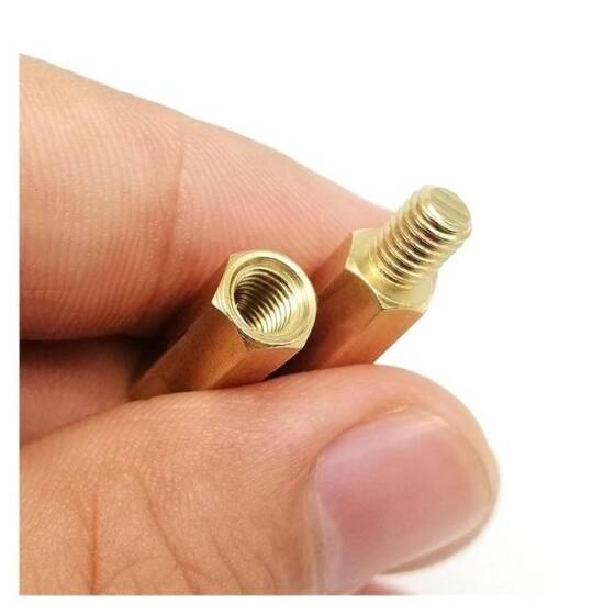 M3 35mm Dişi Erkek Distans Aralayıcı (Standoff-Spacer-Yükseltici)-M3 35mm Dişi + 6mm Erkek - 2