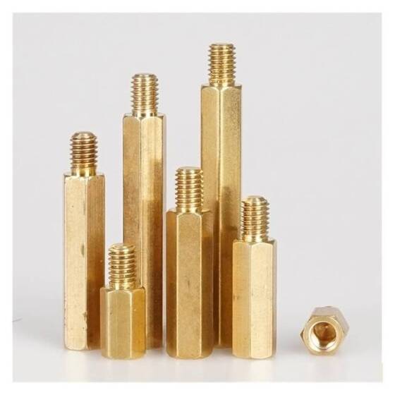 M3 4mm Dişi Erkek Distans Aralayıcı (Standoff-Spacer-Yükseltici)-M3 4mm Dişi + 6mm Erkek - 1