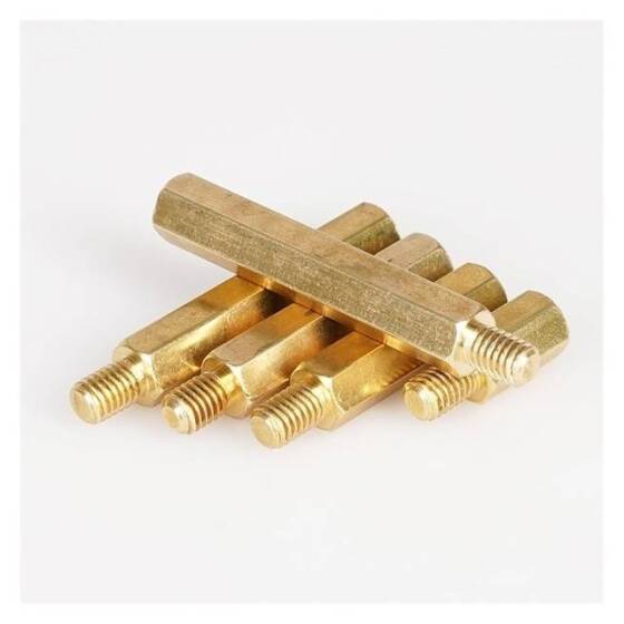 M3 4mm Dişi Erkek Distans Aralayıcı (Standoff-Spacer-Yükseltici)-M3 4mm Dişi + 6mm Erkek - 2