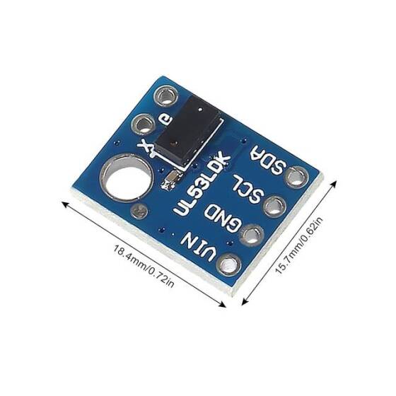 Mavi GY-530 VL53L0X Lazer Mesafe Sensörü Modülü - Lehimsiz - 3