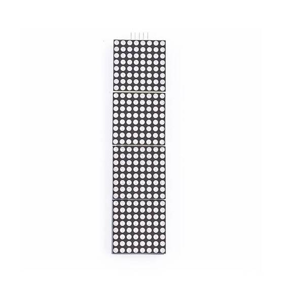 MAX7219 Dot Matrix Modülü 4'ü 1 Arada Kırmızı - 11