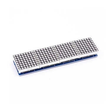 MAX7219 Dot Matrix Modülü 4'ü 1 Arada Kırmızı - 2