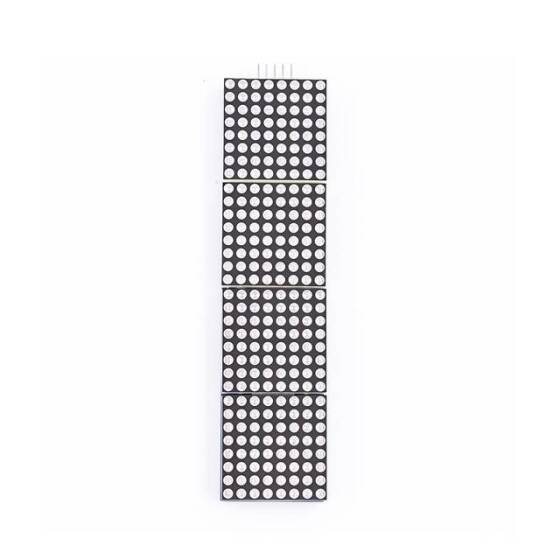 MAX7219 Dot Matrix Modülü 4'ü 1 Arada Kırmızı - 12