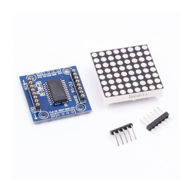 MAX7219 Dot Matrix Modülü DIY KIT Kırmızı - 2