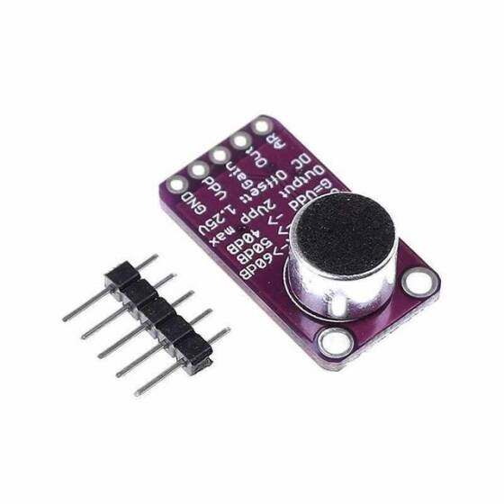 MAX9814 Mikrofon Amplifikatör Yükselteç - Ses Algılama Sensörü - 4
