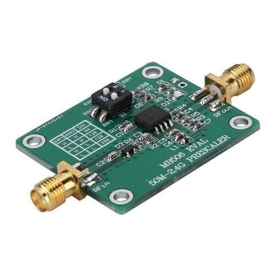 MB506 Modülü Mikrodalga Prescaler 64 128 256 2.4GHz Frekans Bölücü - 1