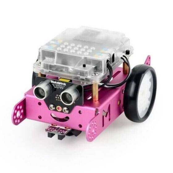 mBot Bluetooth STEM Eğitim Robotu - MakeBlock V1.1 Pembe Kit - 1