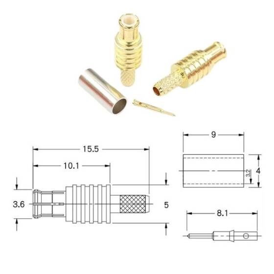 MCX-J-1.5 Erkek Konnektör - 2