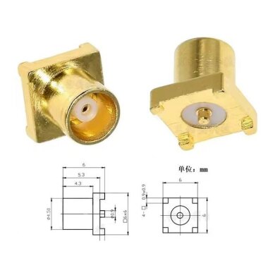 MCX-KE SMD Dişi Konnektör - 2