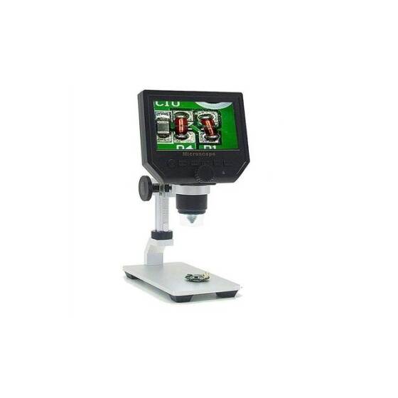 Metal Standlı 600X 3.6MP Dijital Mikroskop - US Fişli - 1