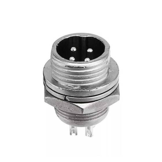 Mike Konnektör 4 Pin 12mm - Erkek - 1