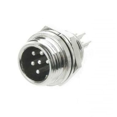 Mike Konnektör 5 Pin 12mm - Erkek - 1