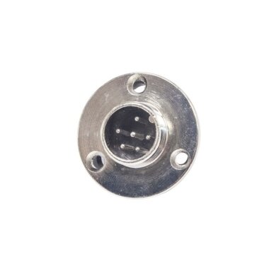 Mike Konnektör 6 Pin 16mm Flanşlı - Erkek - 1
