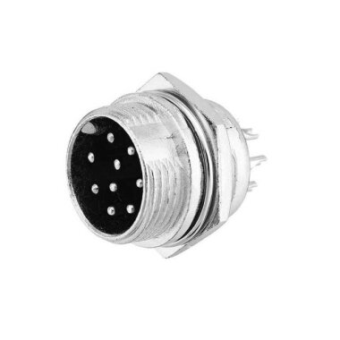 Mike Konnektör 9 Pin 16mm - Erkek - Görsu Elektronik