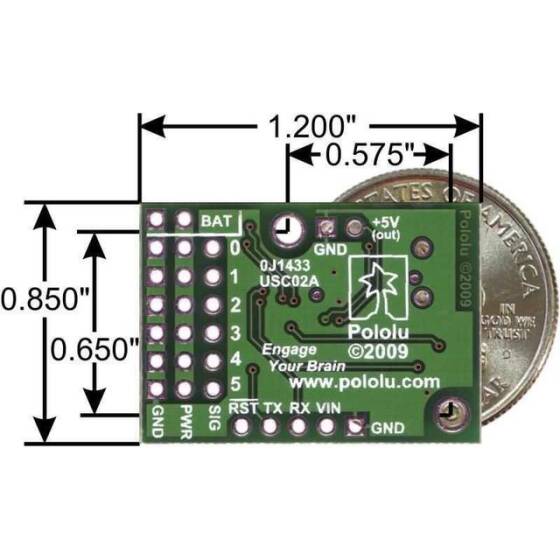 Mikro Maestro 6 Kanallı USB Servo Kontrol Cihazı - 2