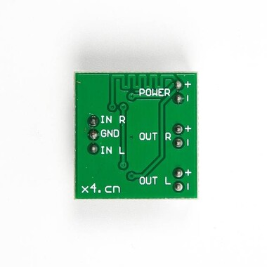 Mini Dijital Amplifikatör modülü USB Şarj Cihazı 3W Çift Kanallı Kablolu - 1