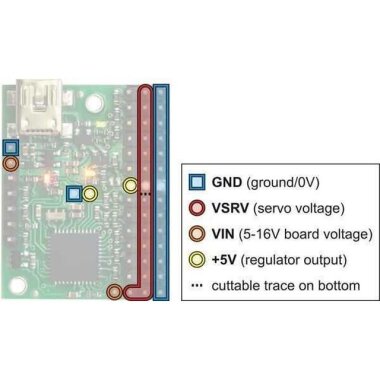 Mini Maestro 12 Kanallı USB Servo Kontrol Cihazı - 4