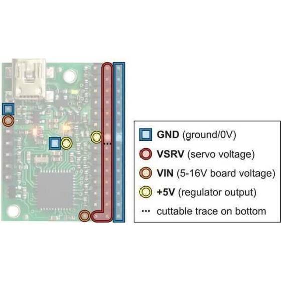 Mini Maestro 12 Kanallı USB Servo Kontrol Cihazı - 4