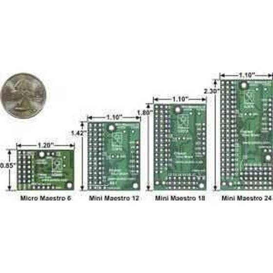 Mini Maestro 18 Kanallı USB Servo Kontrol Cihazı - 3