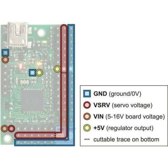 Mini Maestro 18 Kanallı USB Servo Kontrol Cihazı - 4