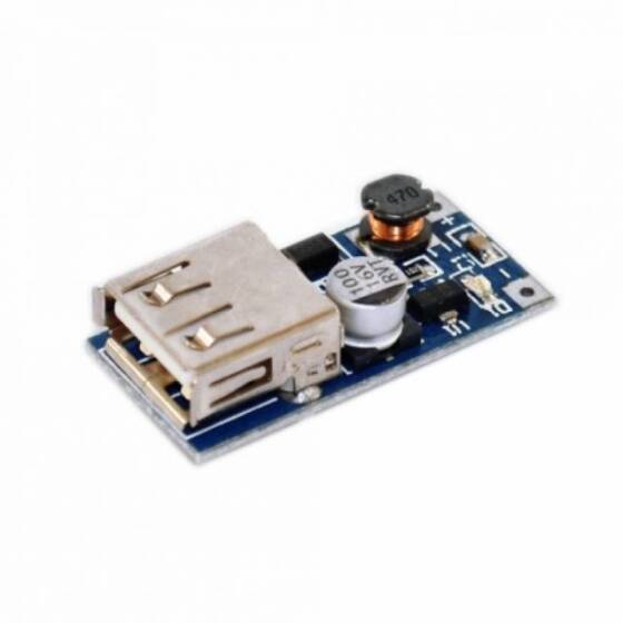 Mini PFM Kontrol DC-DC 0.9V-5V-USB 5V DC Voltaj Yükseltme Güç Kaynağı Modülü - 2
