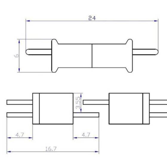 Mini T Plug Batarya Konnektör Seti (WLtoys W977 Mini Uyumlu) - 3