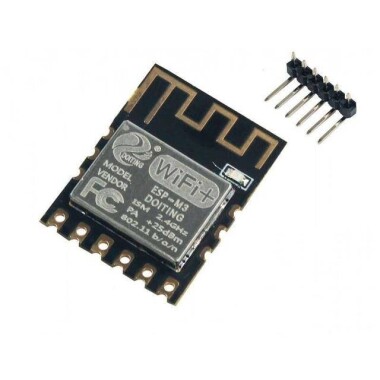 Mini Ultra Küçük Boyutlu ESP-M3 - ESP8285 Seri Kablosuz Wifilitim Modülünden ESP8266 Geçişli Firmware İle Tam Uyumlu - 1