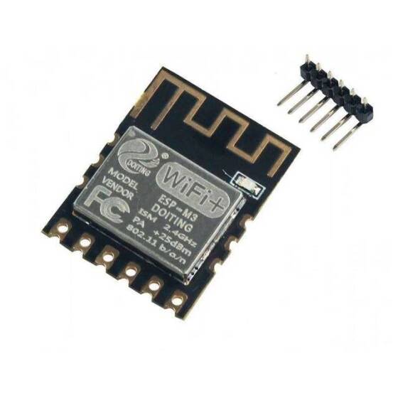 Mini Ultra Küçük Boyutlu ESP-M3 - ESP8285 Seri Kablosuz Wifilitim Modülünden ESP8266 Geçişli Firmware İle Tam Uyumlu - 1
