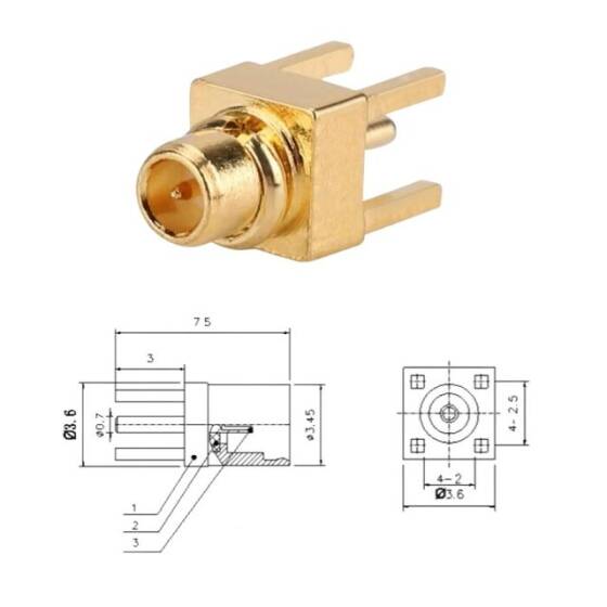 MMCX-JE Erkek Konnektör - 2