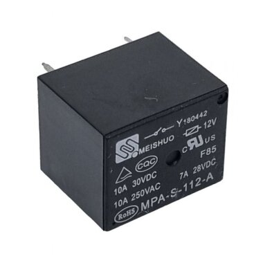 MPA-S-112-A 12V 10A Röle 4 Pin - Görsu Elektronik