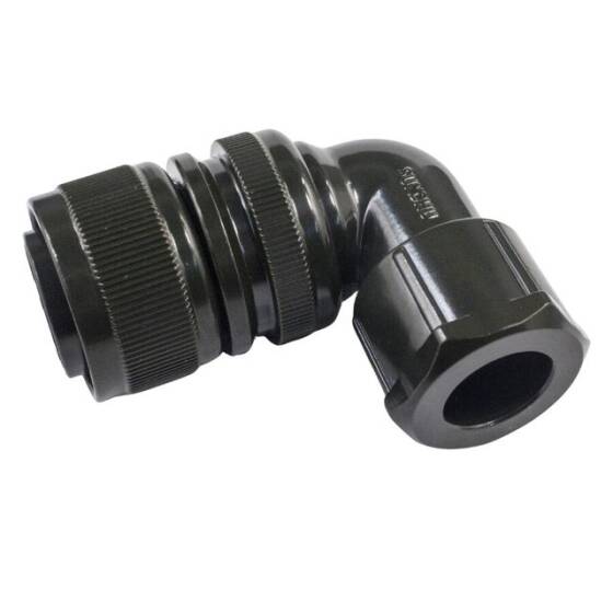 MS-3108A 4 Pin 18-10S Dirsek Tip Su Geçirmez Konnektör - 2