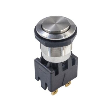 MSM19 19mm Çıkık Anahtarlı Metal Buton - 1