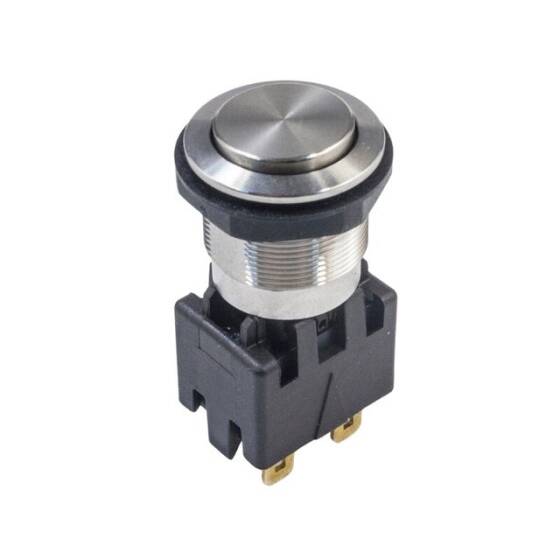 MSM19 19mm Çıkık Anahtarlı Metal Buton - 1