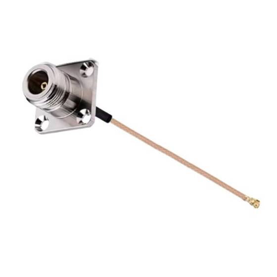 N-KF - IPEX 1 RG178 Dönüştürücü Kablo - 10cm - 1