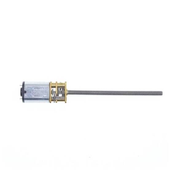 N20-M4 X 55 6V 100RPM Kaba ve Uzun Redüktörlü Motor N20 Vida Dişli Motor Minyatür Dişli Motor - 1