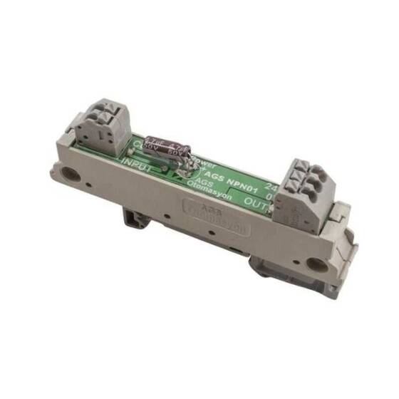 NPN-01 5A Tek Kanal DC NPN Röle Modülü - Ray Montajlı - 1