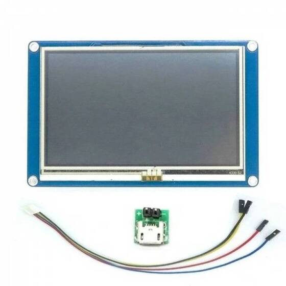 NX4827T043 - 4.3 Inch Nextion HMI Akıllı Dokunmatik TFT Lcd Ekran - 16 MB Dahili Hafıza - 1