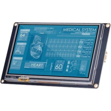 NX8048K050 - 5 Inch Nextion HMI Dokunmatik TFT Lcd Ekran + 8 Port GPIO / 32 MB Dahili Hafıza - 4