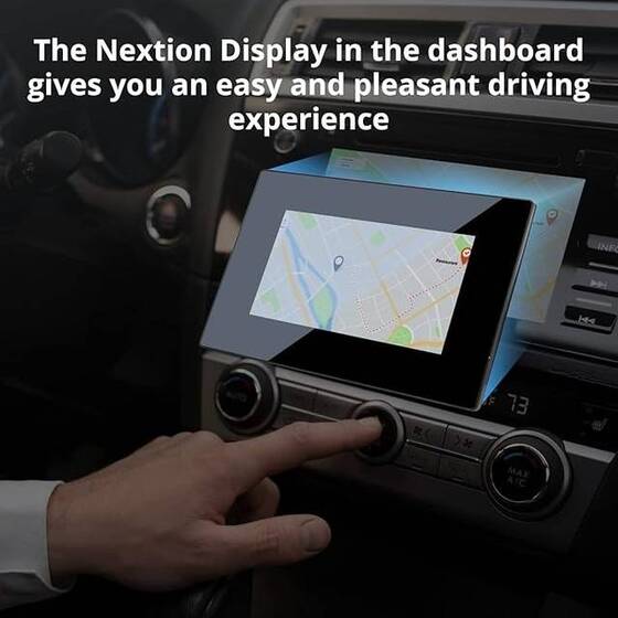 NX8048P070-011C-Y - 7 Inch Nextion HMI Kapasitif Dokunmatik LCD Ekran ve Muhafazalı - 5